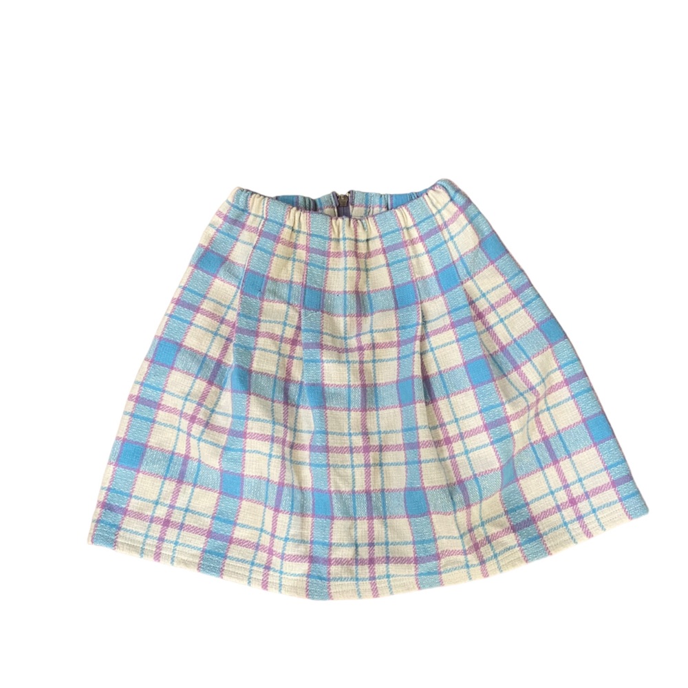 DIY THRIFTED PLAID SCHOOL SKIRT